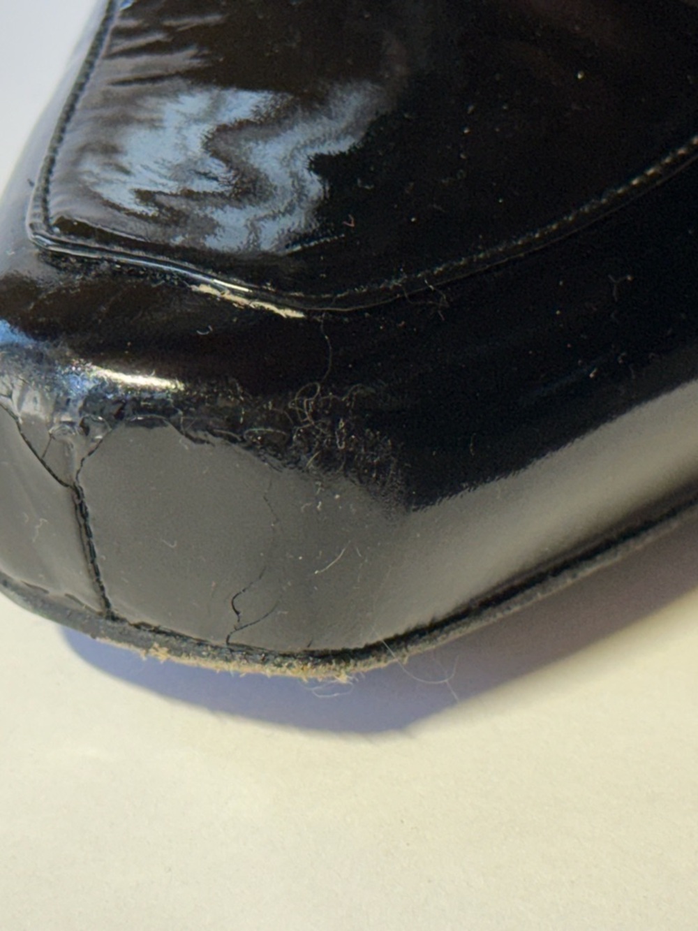 Stuart Weitzman Black Patent Leather Platform Stiletto Pumps – Size 8.5 - Picture 12 of 14